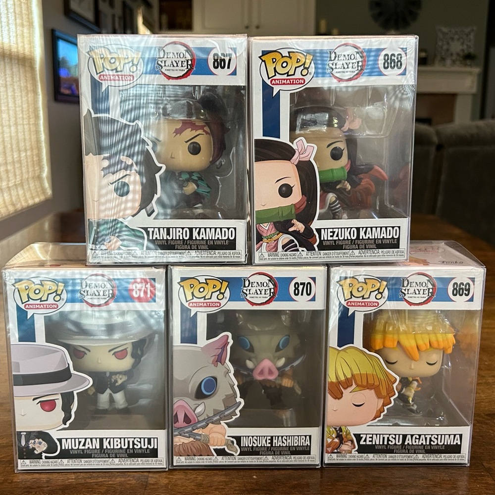 Demon Slayer Funko POP! - COMPLETE SET - in protective cases